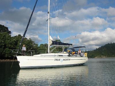 View detailed information about Auckland bareboat charter yacht  True North - Bavaria 36