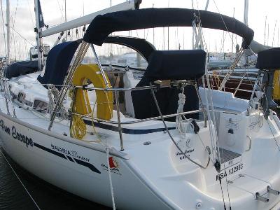 View detailed information about Auckland bareboat charter yacht  Pure Escape - Bavaria 37