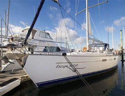 View detailed information about Auckland bareboat charter yacht  Escape Artist - Beneteau 57